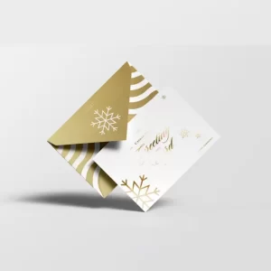 Greeting Cards | Raised Metallic Foil (Matte Lamination)